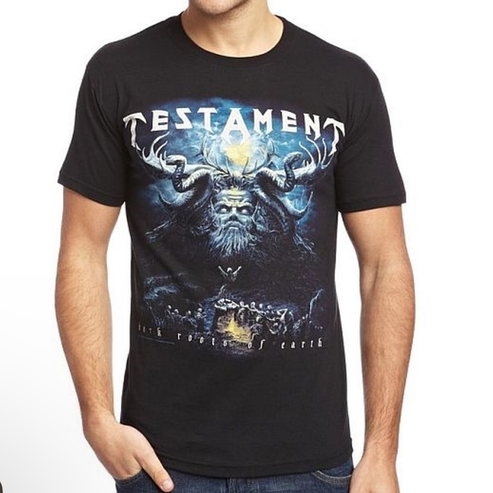 Testament Band T-Shirt - Size L Gilda’s 100% Cotton